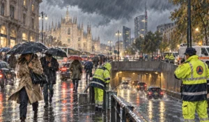 Milano, allerta gialla per temporali e rischio idrogeologico