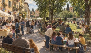 Valtesse e Valverde in strada per un pomeriggio di festa di quartiere