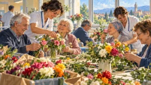 A Gallarate i fiori recuperati entrano in ospedale con laboratori per i pazienti