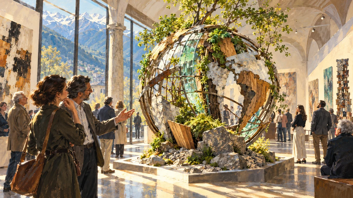 A Sondrio l’arte contemporanea incontra il tema della sostenibilità