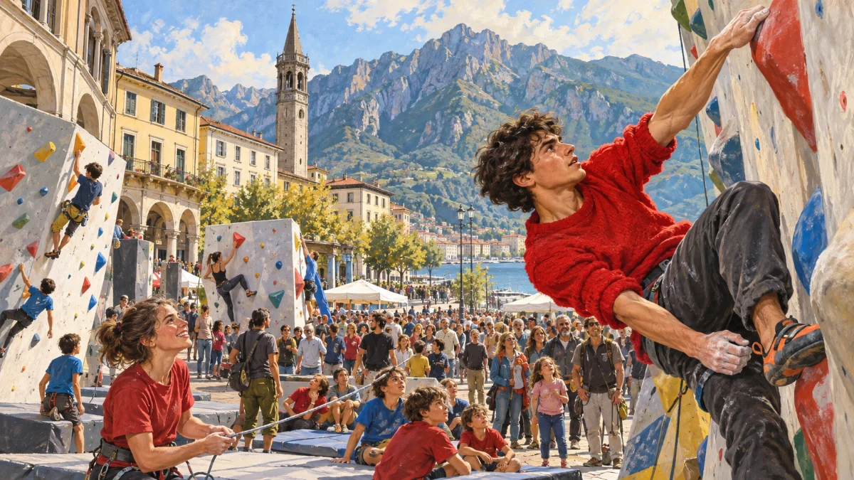 Lecco porta l’arrampicata in città per gli 80 anni dei Ragni