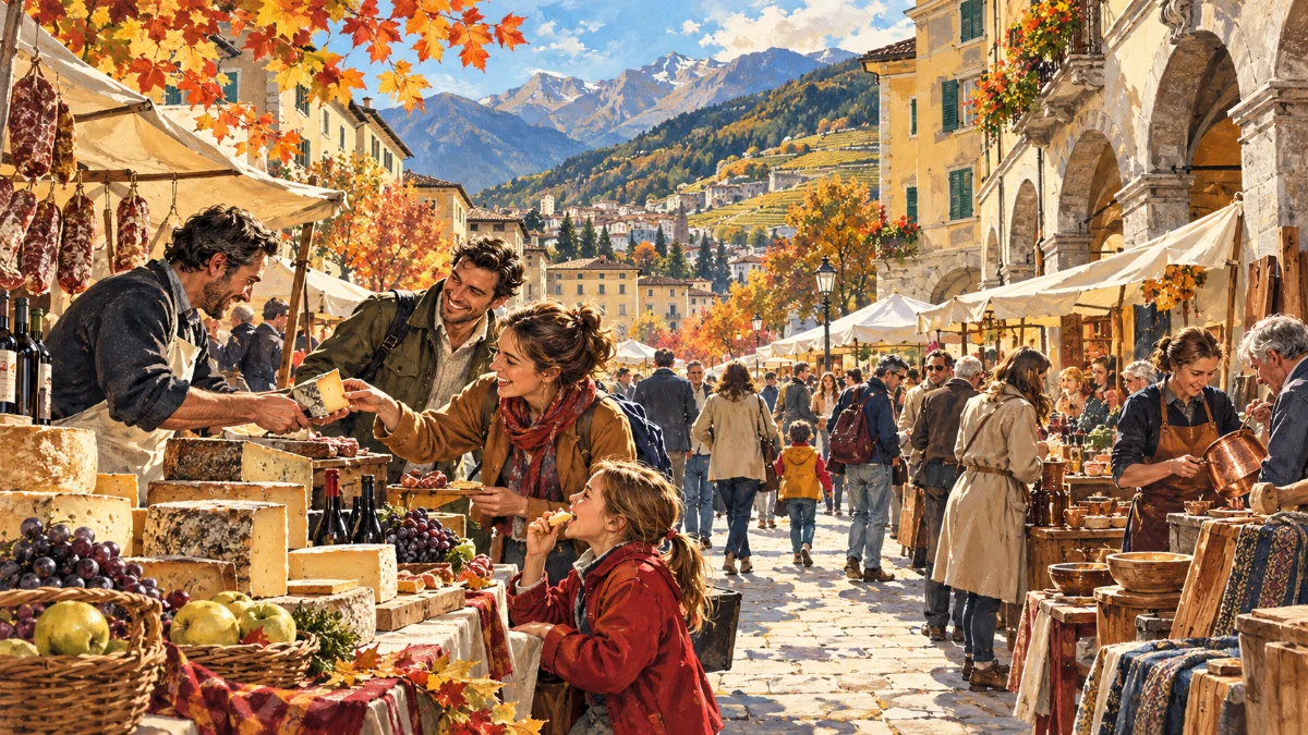 Sondrio, due giorni tra formaggi, vino, artigianato e tradizioni con Vie del gusto